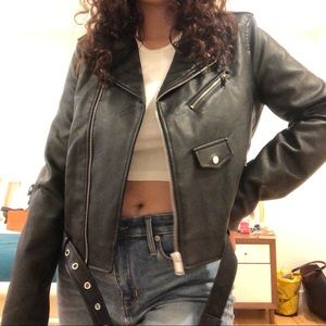 Leather jacket